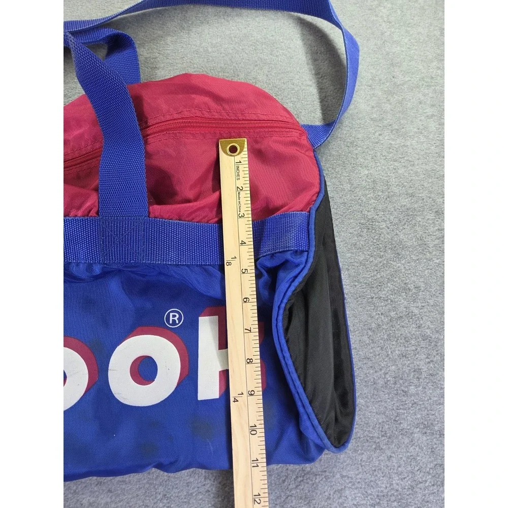 Vintage 90s Barrel Bag Reebok Athletic Duffle Retro Gym Nylon Classic Sports